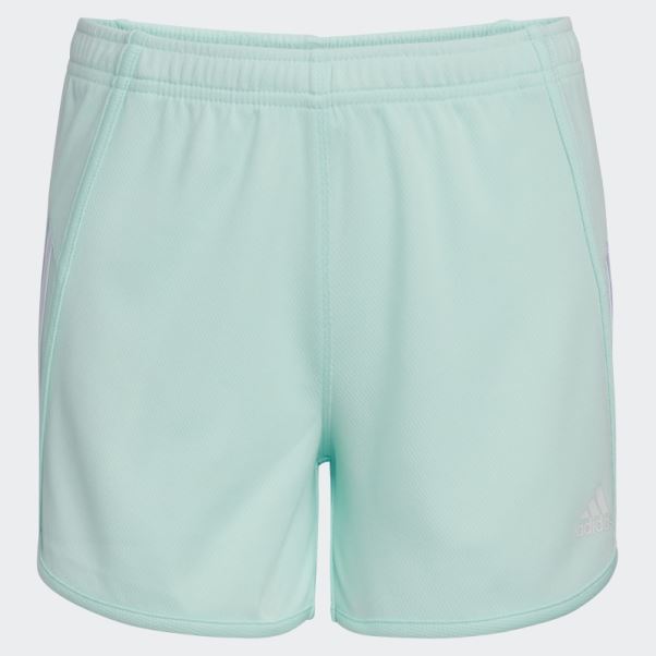 Short En Mesh à Rayures Adidas Ice Mint