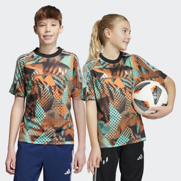 Adidas Messi Maillot D'entrainement Graphique Noir