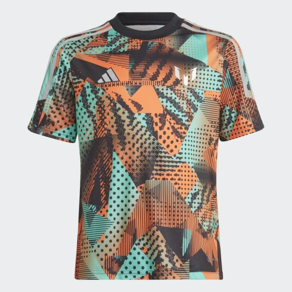 Adidas Messi Maillot D'entrainement Graphique Noir