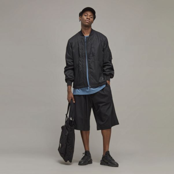 Adidas Y-3 Short Ajusté En Laine Raffinée