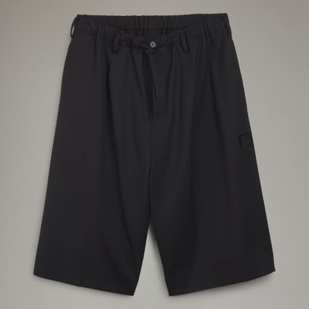 Adidas Y-3 Short Ajusté En Laine Raffinée