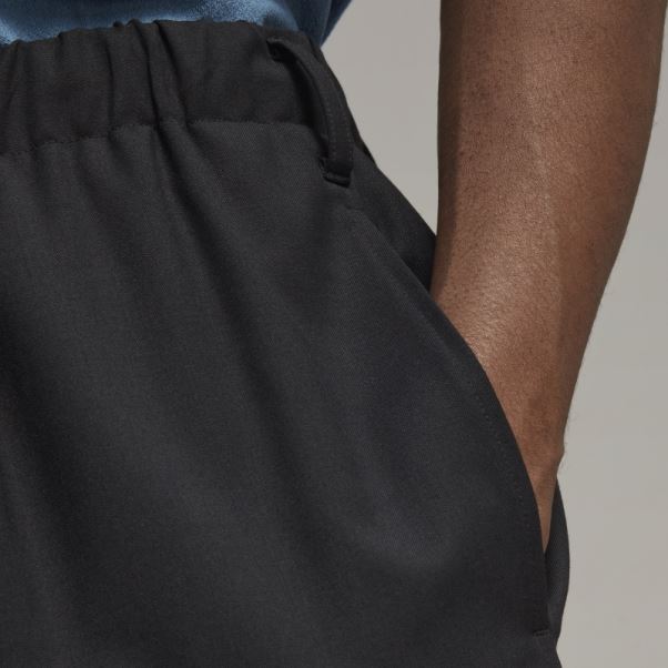 Adidas Y-3 Short Ajusté En Laine Raffinée