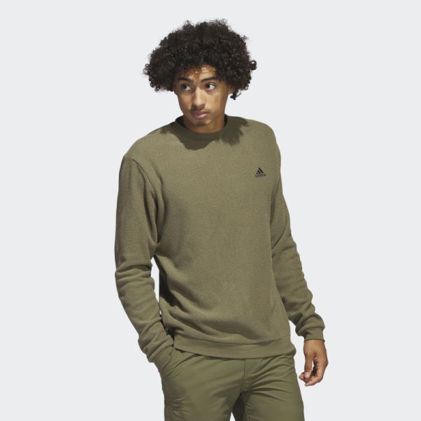 Sweat Adidas Olive Core Crew