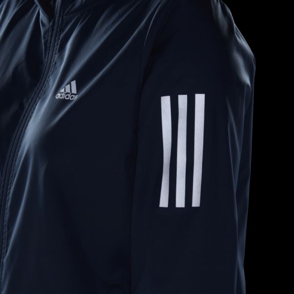 Propre La Course Coupe-vent De Course à Capuche En Acier Adidas Mode