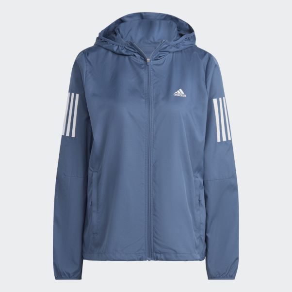Propre La Course Coupe-vent à Capuche En Acier Adidas