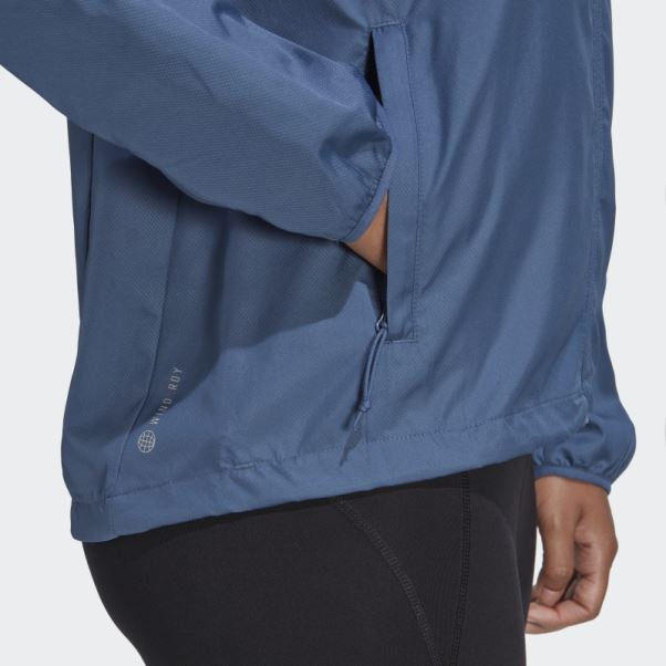 Propre La Course Coupe-vent à Capuche En Acier Adidas