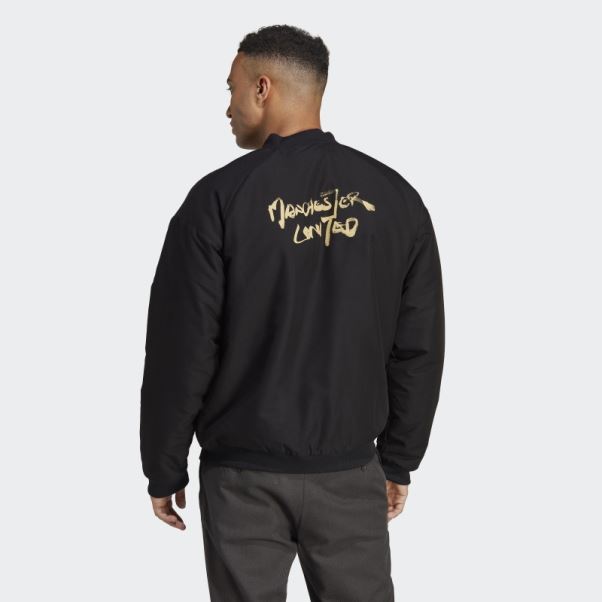 Veste Matelassée Adidas Manchester United Chinese Story Noir