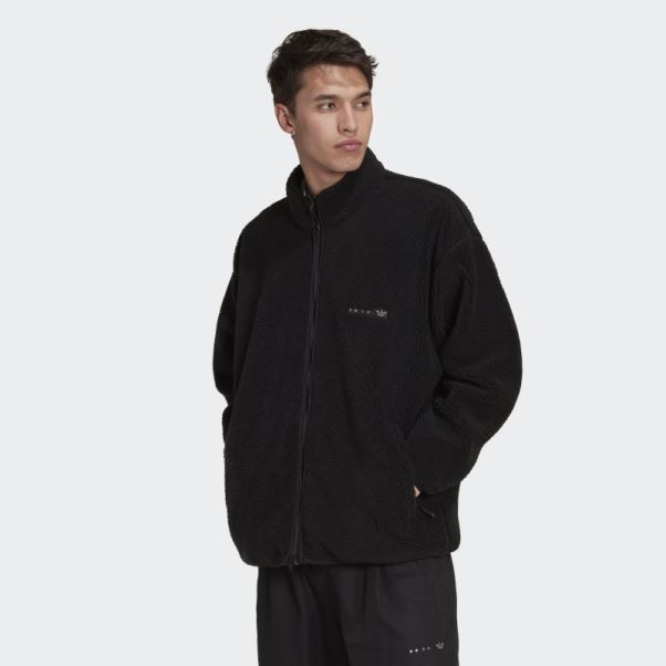 Veste Sherpa Adidas Reclaim Noir