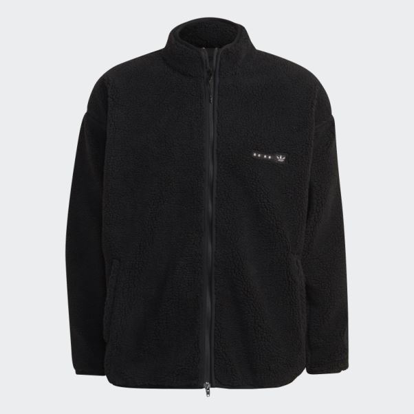 Veste Sherpa Adidas Reclaim Noir