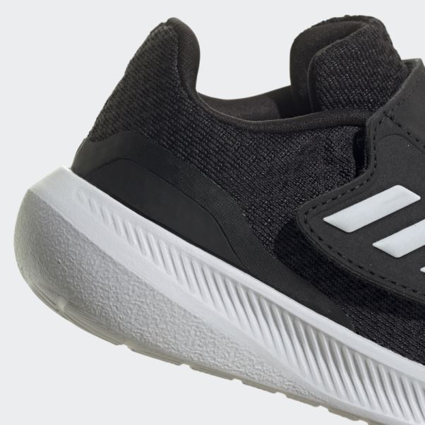 Chaussures à Scratch Adidas Runfalcon 3.0 Noires