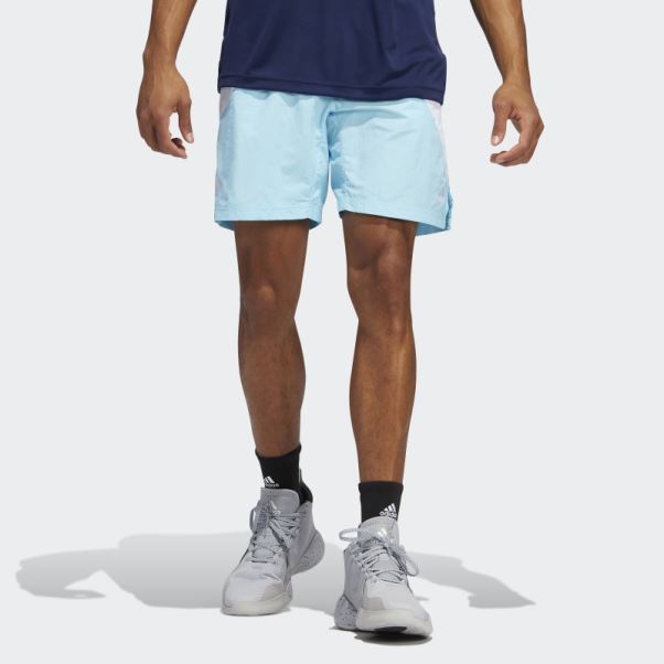 Short Adidas Rose Bleu