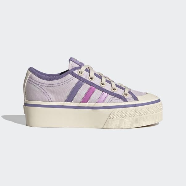 Nizza Plateforme Chaussures Adidas Rose