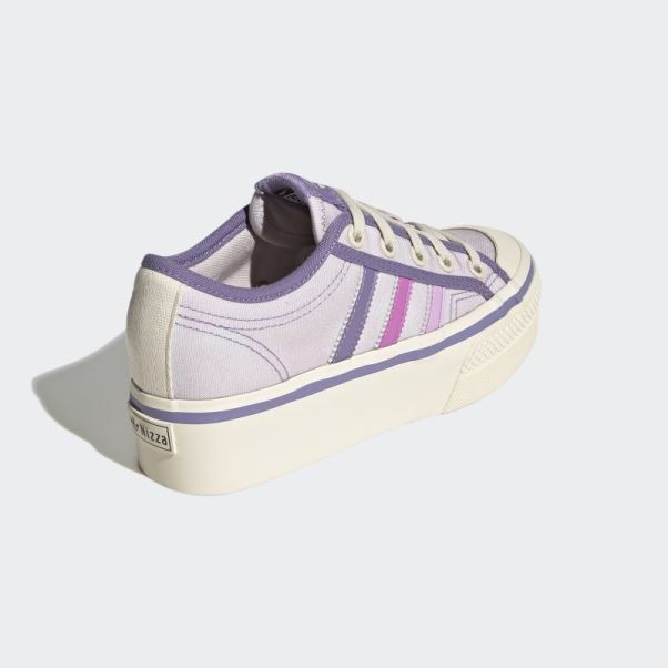 Nizza Plateforme Chaussures Adidas Rose