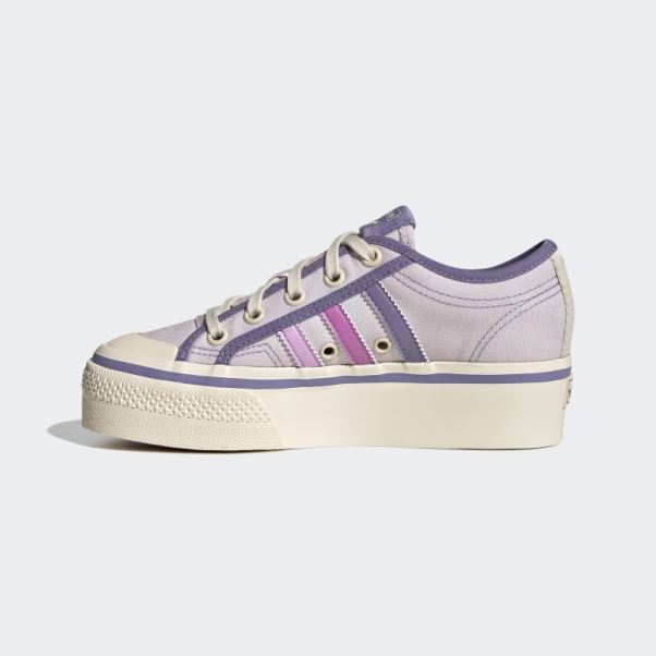 Nizza Plateforme Chaussures Adidas Rose