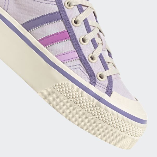 Nizza Plateforme Chaussures Adidas Rose