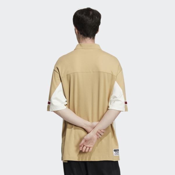 Polo Adidas Modern Collegiate Beige Ton Sur Ton