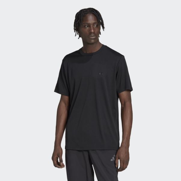 T-shirt D'entraînement Adidas Train Essentials Made To Be Remade Noir