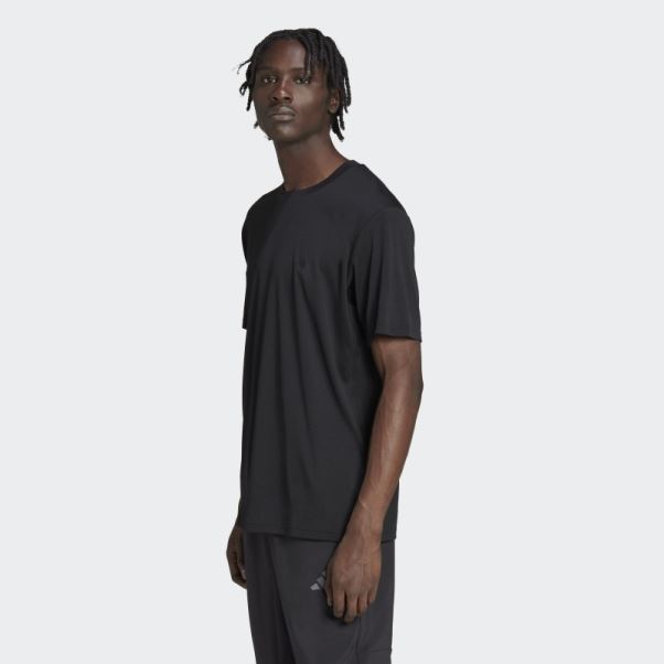 T-shirt D'entraînement Adidas Train Essentials Made To Be Remade Noir