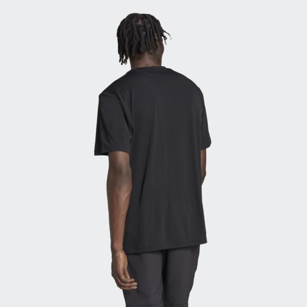 T-shirt D'entraînement Adidas Train Essentials Made To Be Remade Noir