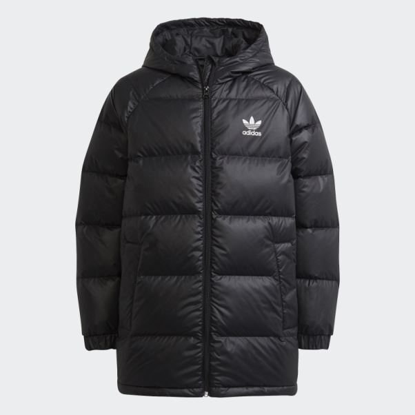 Adidas Doudoune Allongée Adicolor Noir