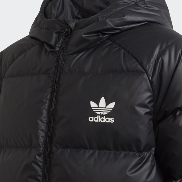 Adidas Doudoune Allongée Adicolor Noir