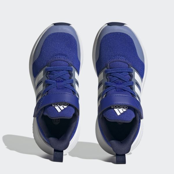 Adidas Fortarun 2.0 Cloudfoam Elastic Lace Top Strap Chaussures Noir