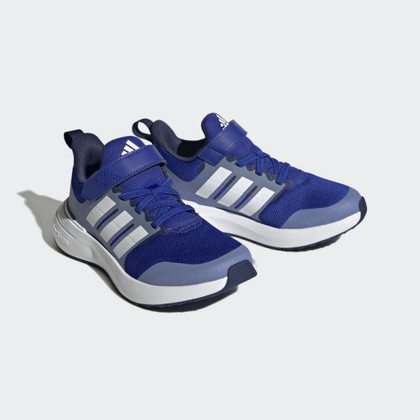 Adidas Fortarun 2.0 Cloudfoam Elastic Lace Top Strap Chaussures Noir