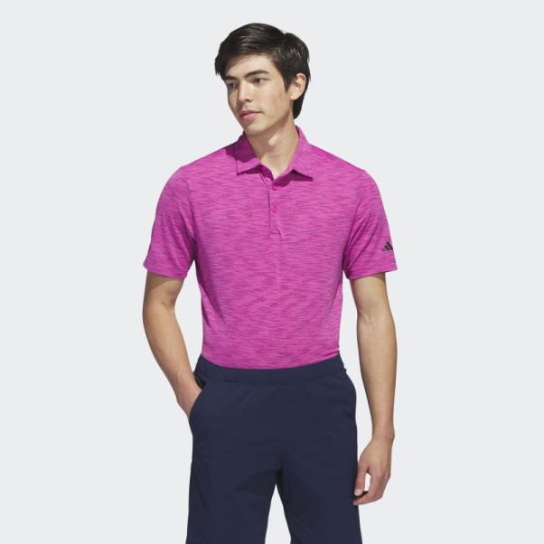Polo De Golf Teinté Dans L'espace Fuchsia Adidas
