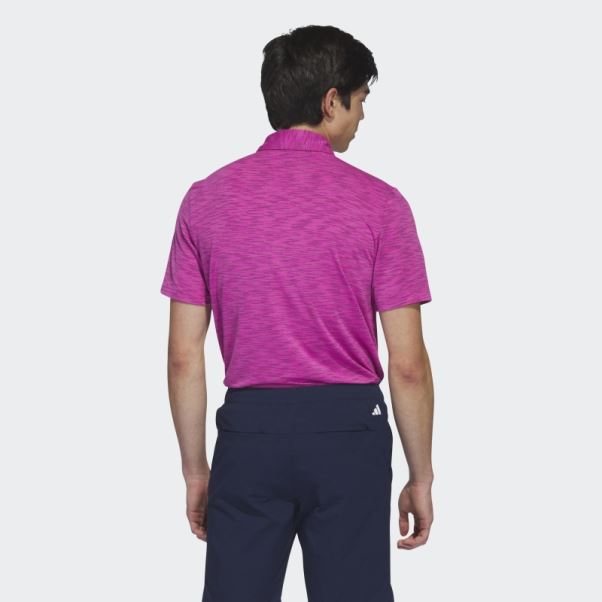 Polo De Golf Teinté Dans L'espace Fuchsia Adidas