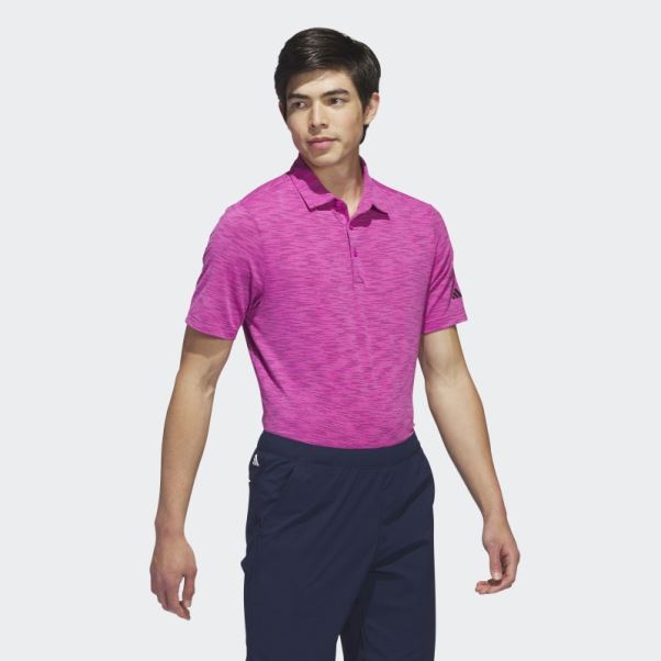Polo De Golf Teinté Dans L'espace Fuchsia Adidas