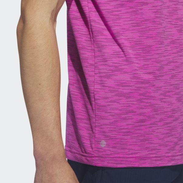 Polo De Golf Teinté Dans L'espace Fuchsia Adidas