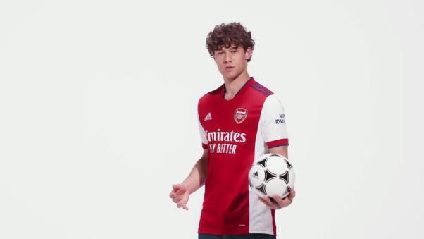 Maillot Domicile Arsenal 21/22 Blanc Adidas
