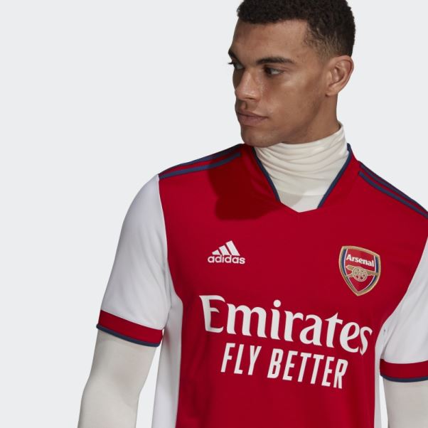 Maillot Domicile Arsenal 21/22 Blanc Adidas