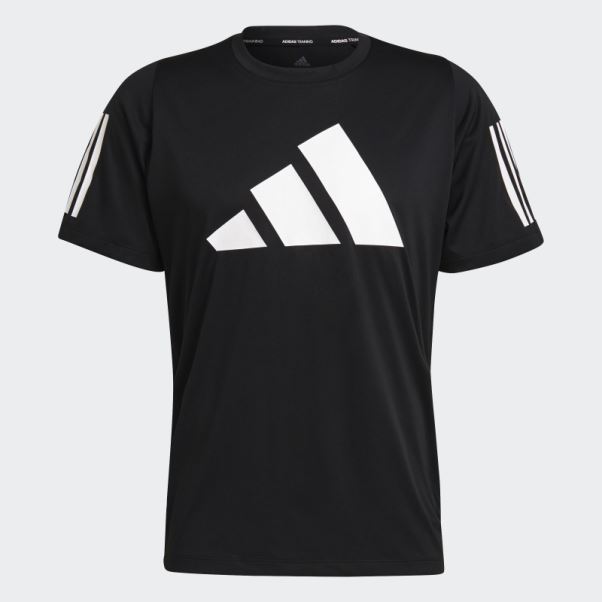 T-shirt Sportswear Freelift 3 Bar Adidas Noir