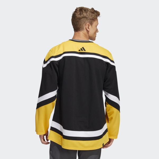 Penguins Authentique Reverse Retro Wordmark Maillot Adidas Noir