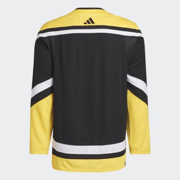 Penguins Authentique Reverse Retro Wordmark Maillot Adidas Noir
