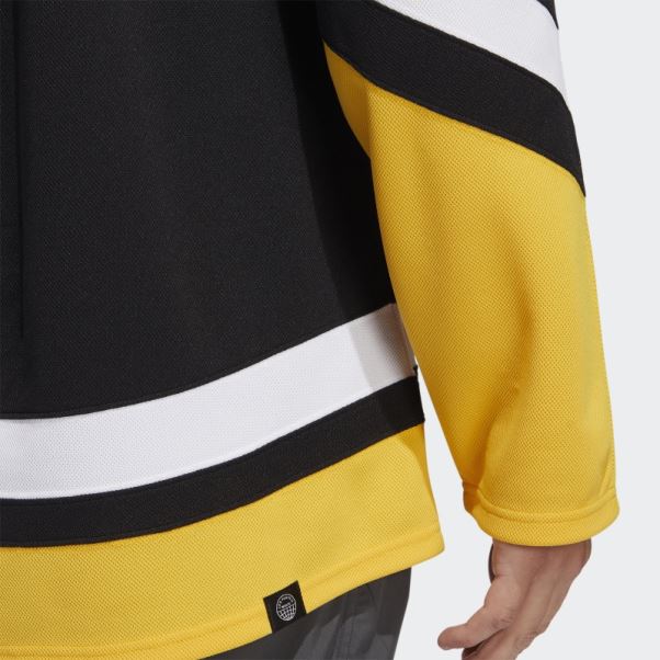 Penguins Authentique Reverse Retro Wordmark Maillot Adidas Noir