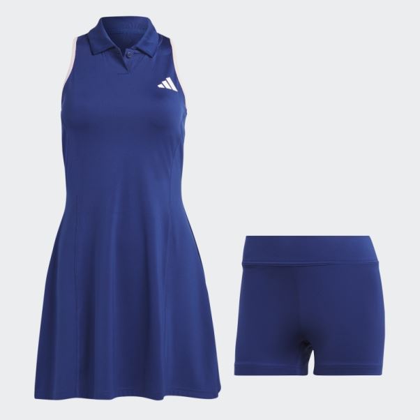 Clubhouse Premium Robe De Tennis Classique Adidas Victoire Bleu