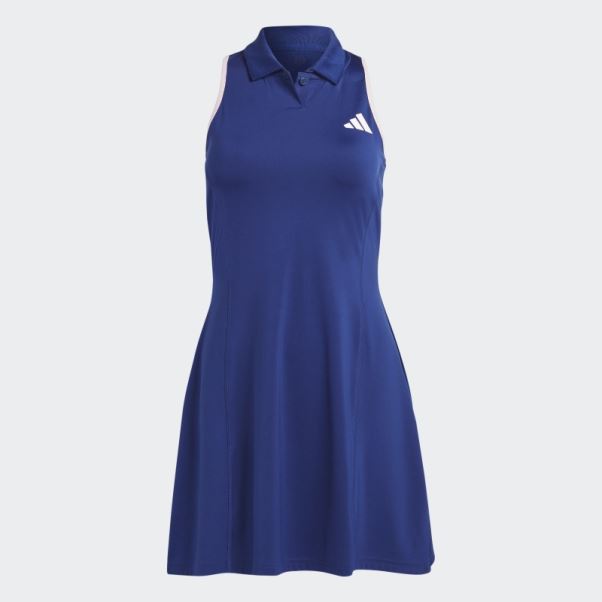 Clubhouse Premium Robe De Tennis Classique Adidas Victoire Bleu