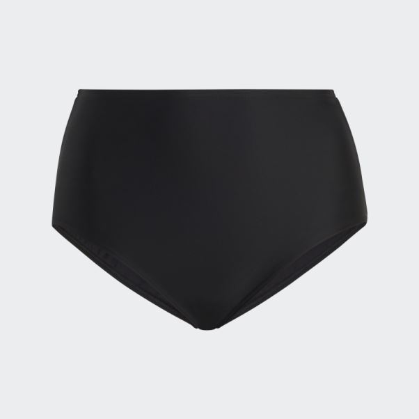Bas De Bikini Taille Haute (taille Plus) Noir Adidas