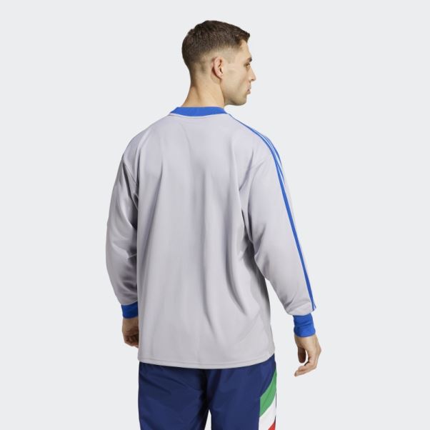 Adidas Maillot De Gardien Italy Icon Gris Gloire