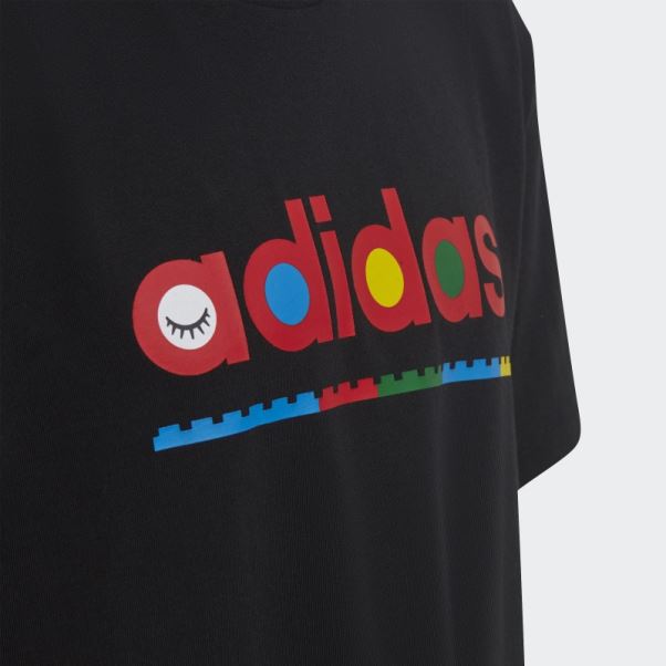 T-shirt Graphique Adidas X Lego Noir