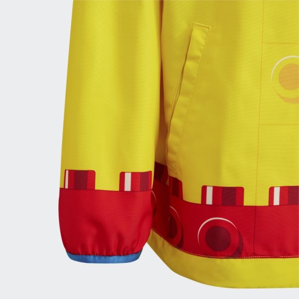 Coupe-vent Demi-zip Adidas X Classic Lego Jaune Chaud