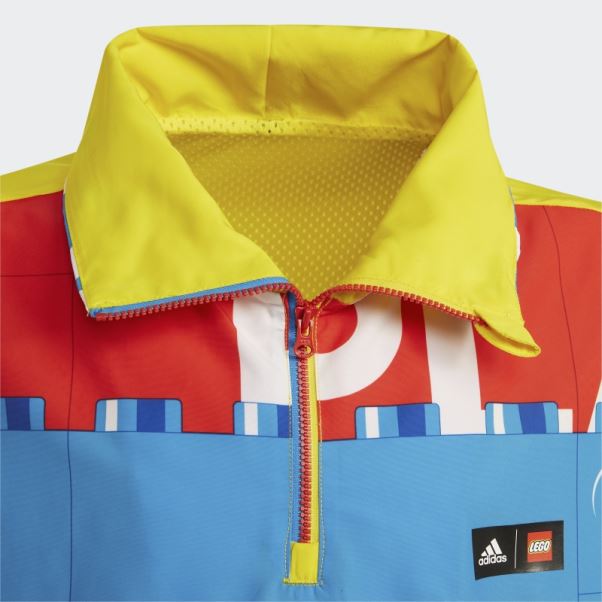 Coupe-vent Demi-zip Adidas X Classic Lego Jaune Chaud