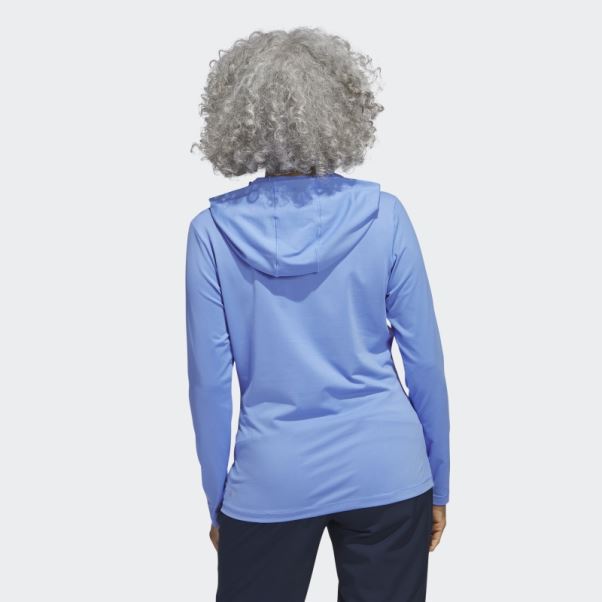 Sweat à Capuche De Golf Performance Bleu Adidas