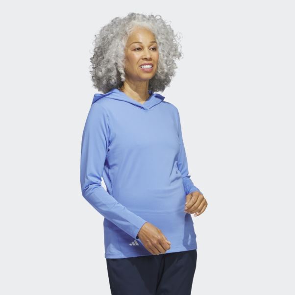 Sweat à Capuche De Golf Performance Bleu Adidas