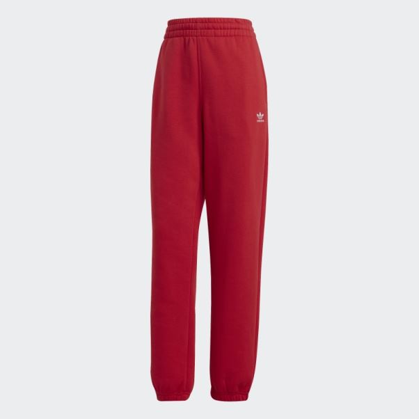 Adidas Pantalon De Jogging Polaire Essentials écarlate