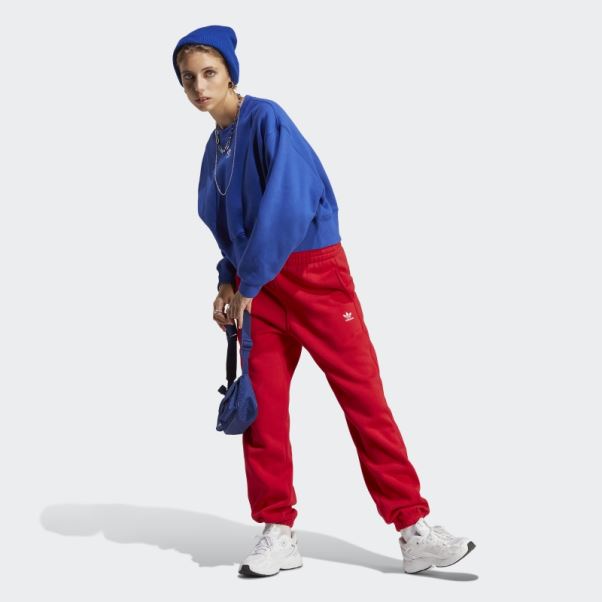 Adidas Pantalon De Jogging Polaire Essentials écarlate
