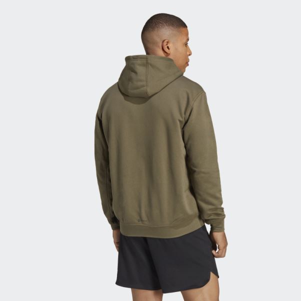 Conçu Pour L'entraînement Sweat à Capuche Pro Series Hiit Organisé Par Cody Rigsby Adidas Olive Fashion