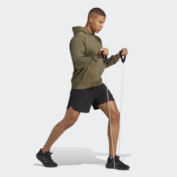 Conçu Pour L'entraînement Sweat à Capuche Pro Series Hiit Organisé Par Cody Rigsby Adidas Olive Fashion
